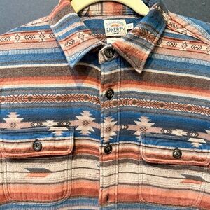 Faherty Multicolor Southwestern Button-Up - Medium (EUC)